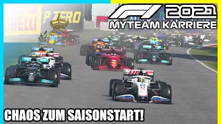 Chaos zum Saisonstart! | F1 2021 My Team Karriere #66