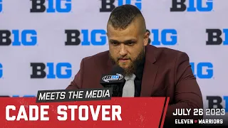 Cade Stover talks returning to Ohio State, goals for 2023 season at Big Ten Media Days