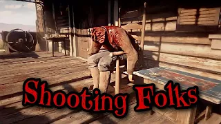 Red Dead Redemption 2 - Shooting Heads Off