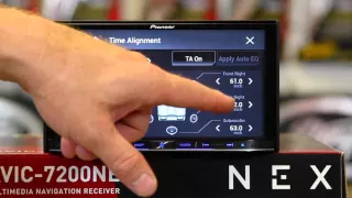 How to use the sound settings on the new Pioneer NEX radio