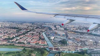 SMOOTH LANDING | Singapore Airlines A350 Landing in Singapore