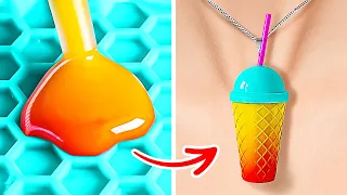 Amazing Mini Crafts And DIY Accessories With 3D-Pen, Clay, Glue Gun And Resin