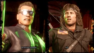 The Terminator v Rambo - Dialogues - Mortal Kombat 11