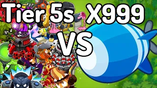 All Tier 5s VS. 999 Clumped Moabs