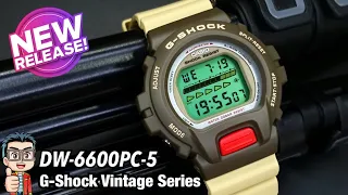 G-Shockที่มาพร้อมกับจิตวิญญาณการผจญภัย Special Vintage Color รุ่น DW-6600PC-5 (รุ่นนี้ Nevy Sealใช้)