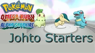 Getting the Johto Starters ORAS