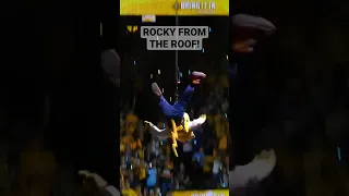 Nuggets Mascot, Rocky, Enters The #NBAFinals From The Roof! 👀 | #Shorts