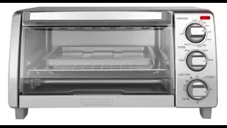 Black+Decker 4-Slice Toaster Oven  Quick Unboxing And Test