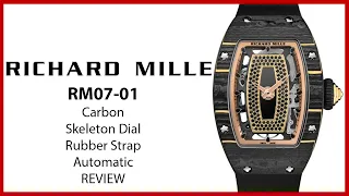 ▶ Richard Mille Automatic Winding Carbon TPT Black RM 07-01 - REVIEW