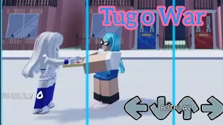 Roblox: funky friday. Tug o War but Sky and SkyBlue sing it