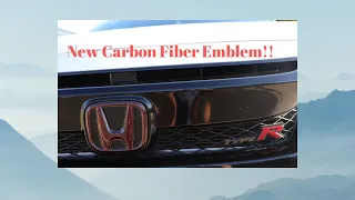 New Carbon Fiber Emblem for my Type R!