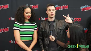 Madeleine Mantock & Rupert Evans Talk "Charmed" At NYCC 2019