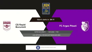 LNBM Getica 95 2023-2024: Rapid București - FC Argeș Pitești