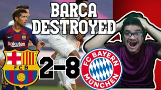 BARCELONA 2-8 BAYERN MUNICH Reaction | Barcelona 2-8 Bayern highlight reaction Bayern 8-2 Barcelona