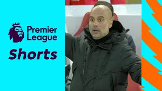 Guardiola & Klopp react to Salah’s goal #shorts