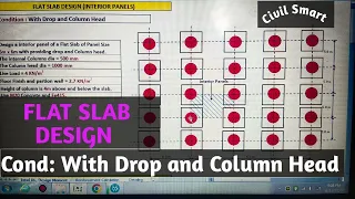 FLAT SLAB WITH DROP AND COLUMN HEAD (INTERIOR PANELS)