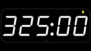 325 MINUTE - TIMER & ALARM - 1080p - COUNTDOWN
