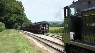 Strasburg Railroad: STEAM, FREIGHT, and AMTRAK Action in Amish Country!