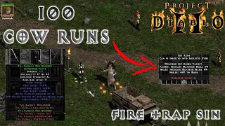 Project Diablo 2 - (PD2) - Loot from 100 cow runs
