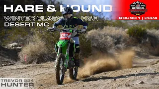 2024 NHHA Rd. 1 Desert MC Hare & Hound | Trevor Hunter | KX250 Desert Racing