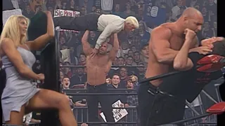 Goldberg Confronts David Flair WCW Nitro 8th March 1999