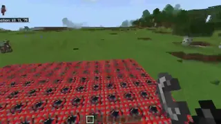 Big Minecraft TNT explosion