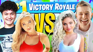 FaZe Jarvis & NEW Girl VS Ex Girlfriend & Boyfriend (Fortnite 1v1)