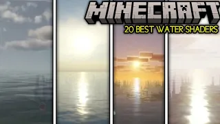 ✓ MCPE - 20 BEST WATER SHADER FOR 1.18/1.19