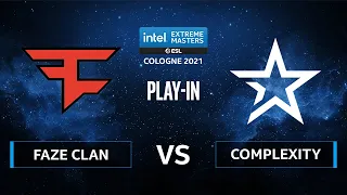 CS:GO - Complexity vs. FaZe Clan [Nuke] Map 2 - IEM Cologne 2021 - Play-In