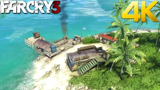 Far Cry 3 Gameplay Walkthrough - Orphan Point Outpost [4K 60FPS PC] No Commentary