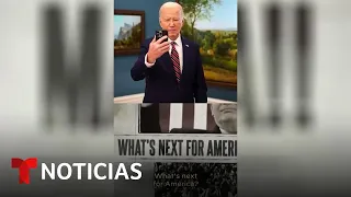 "¡Guao!": Biden responde a palabra nazi publicada en la cuenta de Trump | Noticias Telemundo