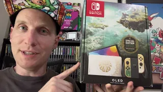Tears of the Kingdom OLED Switch Unboxing