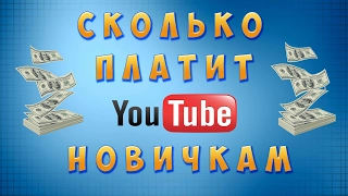 Сколько платит Ютюб начинающим  за просмотры и как забрать деньги 2022