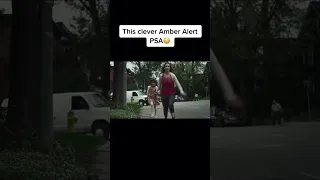 This clever Amber Alert PSA😳 #shorts