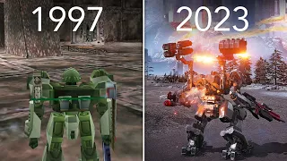 Evolution of Armored Core 1997-2023 | Armored Core 1 - Armored Core 6