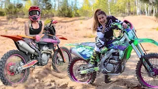 Saaraazh - MOTO CHICKS PLAYING IN THE SAND | VLOG 55