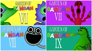 All Trailer Comparison: Garten Of Banban Chapter 9 Vs Chapter 8 Vs Chapter 7 Vs Chaptar 6