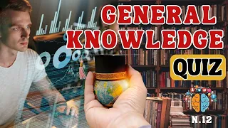 20 General Knowledge Questions💡 Brain Quiz 12 📚🌍🔬🎓 📊 🌿