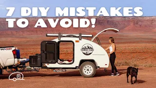 7 mistakes to avoid while building your teardrop camper