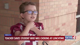 Oklahoma teacher hailed as a hero for saving choking student