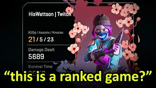 HisWattson Can't Believe He's Playing Ranked