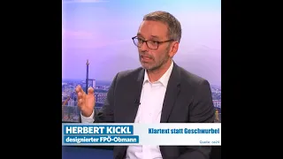 Herbert Kickl: „Politiker müssen endlich wieder Klartext sprechen!“