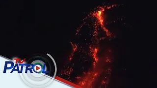 Lava nagsimula nang dumaloy pababa ng Mayon Volcano | TV Patrol