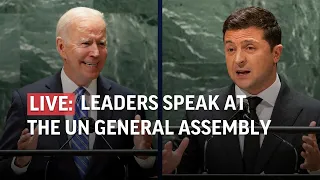 UN General Assembly LIVE | Biden, Zelenskyy and other world leaders to address United Nations