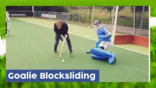 Goalkeeper Blockslide tutorial - Goalkeeper Technique | HockeyheroesTV