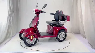 4 wheel 48V 500W 20Ah mobility electric handicapped outdoor E scooter for disabled