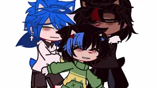 Sonadow's kid!!💙🖤//SONADOW//Sonic x Shadow//ShadowsFluffyChestFur