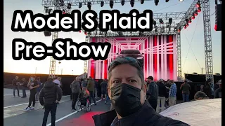 Live From Tesla Fremont Model S Plaid Event Pre Show
