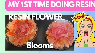 ✨️Resin Flower Blooms✨️MY 1st time "EVER" trying RESIN-Shocking results WOW ✨️#resin #coasterset