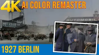 [4K] Berlin in 1927 AI Colorized - Symphony of a Great City (Die Sinfonie der Großstadt) - Part 4